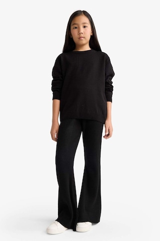 Defacto Kız Çocuk Beli Lastikli Flare Fit Pantolon F3823a825wnbk81 Siyah