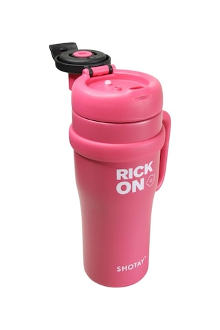 Shotay St-8919 Çift Kullanım Pipetli/rahat İçim Fuşya 1000ml Çelik Termos Diğer