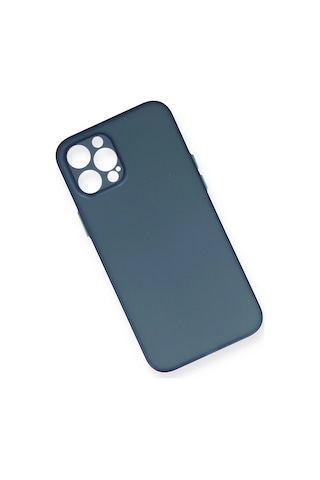 Cosmotex Newface Apple iPhone Uyumlu 12 Pro Max Kılıf Pp Ultra İnce Kapak - Mavi
