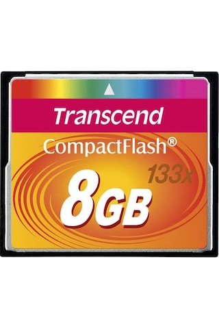 Transcend Standart 133x CompactFlash 8 GB CF Hafıza Kartı