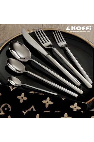 Koffi 36 Parça Çatal Kaşık Bıçak Seti Metal