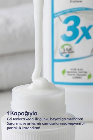 3x Ultra Konsantre Çamaşır Ve Tül Beyazlatıcı Deterjan 750 Gr Diğer