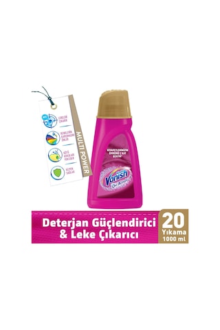 Vanish Kosla Multipower Gold Çamaşır Leke Çıkarıcı Sıvı 1000 Ml Renkliler Için