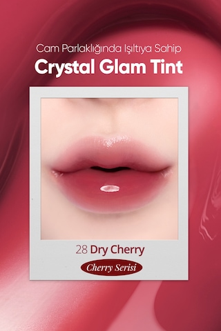 Clıo Crystal Glam Tint Clıo Crystal Glam Tint 28 Dry Cherry