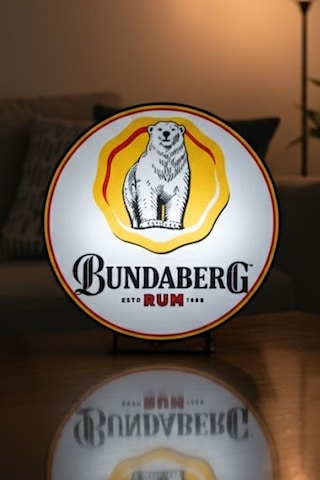 Bundaberg Rum Bundy Bear & Rosette Tasarımlı Dekoratif Aydınlatma Çok Renkli