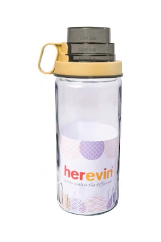 Herevin 131390-800 Ölçü Kaplı Kavanoz 1 ,46 Lt Şeffaf