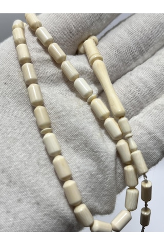 Kesme Fildişi Tesbih 9,10 Gram - Koleksiyonluk Fil Dişi Tespih