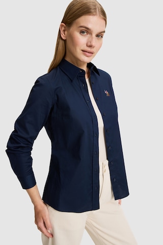 U.S. Polo Assn. Kadın Lacivert Uzun Kollu Basic Gömlek 50329503-vr033