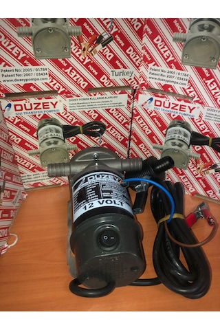 Düzey Mazot Aktarma Transfer Pompasi 12 Volt Ücretsiz
