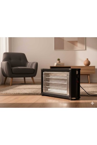 Bihayal 2800wat 3+1 Çubuk Devrilme Emniyetli Termostatlı Elektrikli Soba/ Elektrikli Isıtıcı