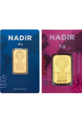 Tuğrul Kuyumculuk 25 Gram 24 Ayar Külçe Altın 20 + 5
