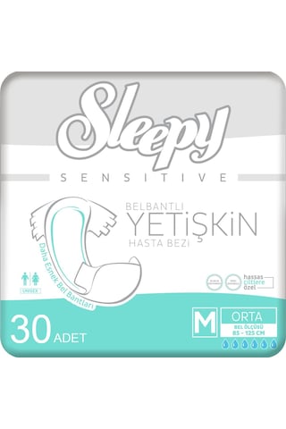 Sleepy Yetişkin Hasta Bezi Medium 30'Lu