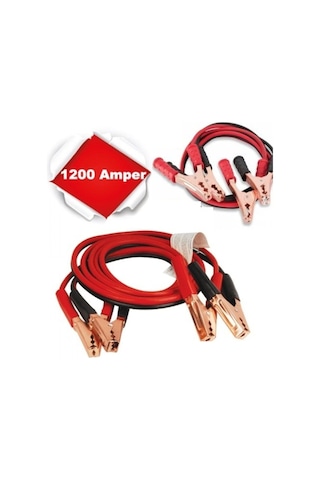 Hubrendy Çer Akü Takviye Kablosu 1200 Amper Taşıma Çantalı