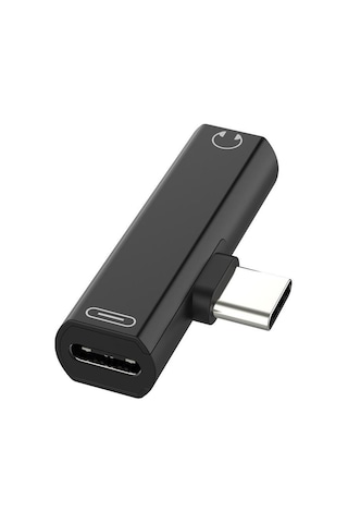 Lunatic 9044 Type C To 3.5mm Stereo Kulaklık Aux Şarj Çevirici Dönüştürücü Adaptör