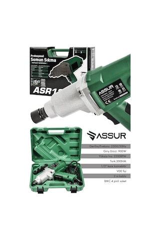 Assur Elektrikli 900W 300nm Somun Sıkma Sökme Makinesi - 2006