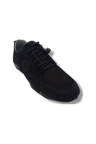 Sayar 362-25 Hakiki Nubuk Deri Comfort Casual Erkek Ayakkabı Siyah