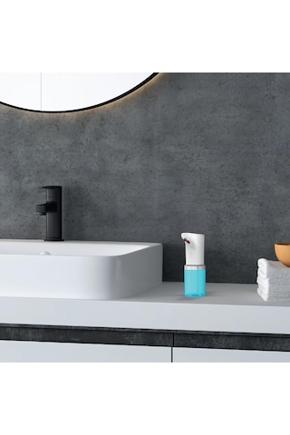 Umıe Sl-u02 300ml Siyah/ Beyaz 4xaa Pil Sensörlü Sıvı Sabunluk Umıe Şeffaf