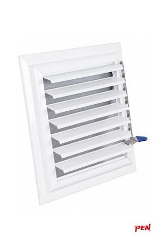 Alüminyum Banyo Wc Havalandırma Menfezi 36x36 Beyaz Seri