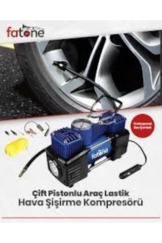 Fatone Çift Piston Araç Lastik Şişirme Çift Silindir 150psı