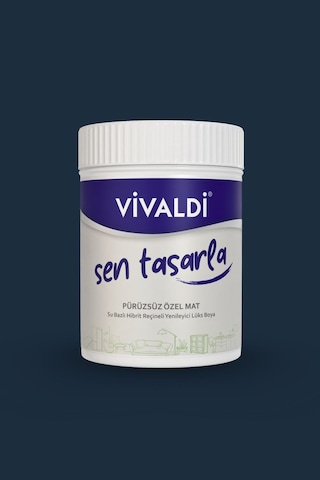 Vivaldi Tüm Yüzeyler İçin Su Bazlı Akrilik Yenileme Boyası 0,5 L