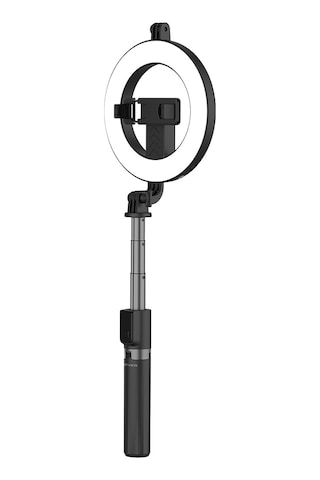 Lenyes Lph102 Uzaktan Kumandalı Çok Fonksiyonlu Ring Light Selfie Çubuğu Siyah
