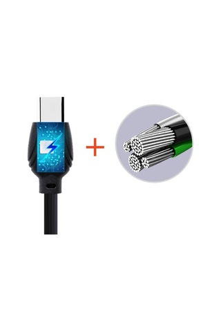 Awei Cl-62 2 İn 1 2.5a Usb-c / Type-c Şarj + Aktarım Alüminyum Alaşımlı Çift Yüzeyli Girişi Veri Kablosu, Uzunluk: 1m Kırmızı