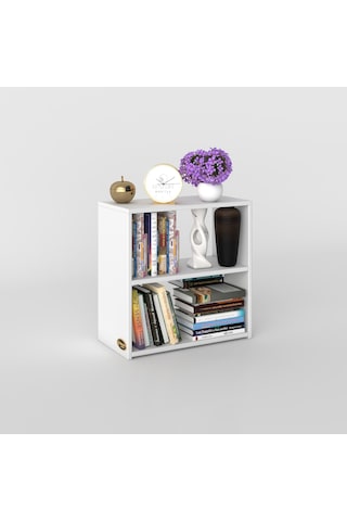 Kenzlife Komodin Riki Byz 60 60 30 Komidin Kitaplık Ayakkabılık Beyaz