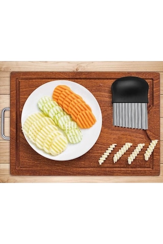 Sebze Kesici Paslanmaz Çelik Dalga Kesici, Meyve İçin Patates Kesici Diğer