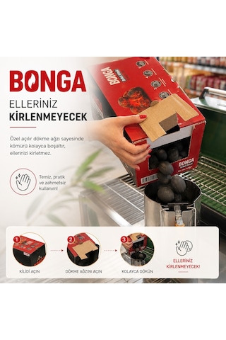 Briket Yumurta Kömür - 4 Kg Sıkıştırılmış %100 Doğal Barbekü Mangal Kömürü Çok Renkli