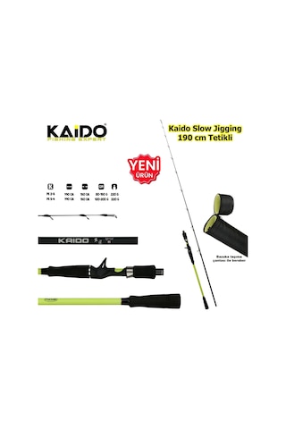 Kaido Slow Jig Kamışı 190 Cm Pe 1-2 Tetiksiz