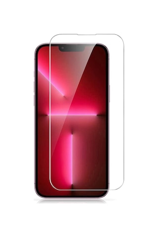 Apple Uyumlu iPhone    13  Ekran Koruyucu 6.1 Inch 9h Clear Nano Esnek Cam Ekran Koruyucu