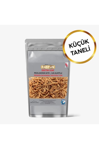 Un Kurtlu Organik Hayvansal Proteinli Üretim Yemi Küçük Taneli - 250 Ml