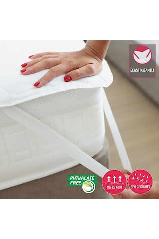 Eco Comfort Su Sıvı Geçirmez Yatak Koruyucu Alez (Elastik) 90x190