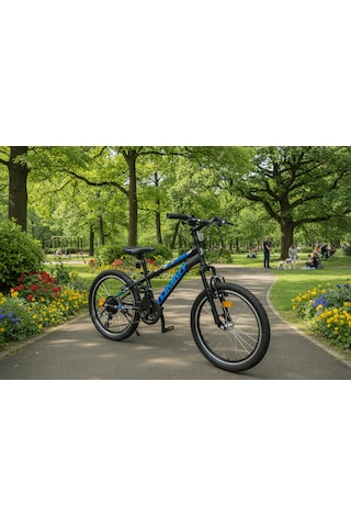 TommyBike 20 jant Vitesli Bisiklet Duble Jant 21 Vites Ön Amortisörlü Çocuk Bisikleti