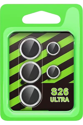 Galaxy S26 Ultra Raze Metal Kamera Lens - Gümüş