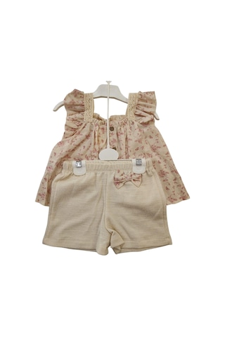 Babydoll Tulum Via Bej-pembe-12213 Bej