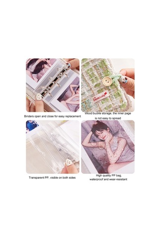 Sones 20 Yapraklı Saklama Kartı Defteri Mini 3 İnç Fotoğraf Albümü Yeşil