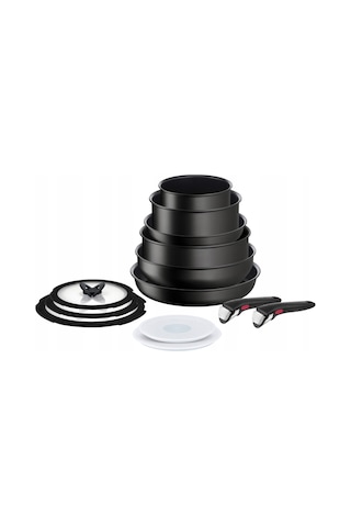 Tefal Titanyum Ingenio Unlimited 6x Büyük Set 13 Parça Siyah