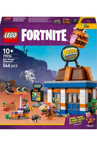 LEGO® Fortnite® Durrr Burger Restoranı 77076 - 10 Yaş ve Üzeri Çocuklar için Video Oyunu Temalı Yaratıcı Oyuncak Yapım Seti (546 Parça)
