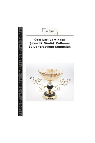 Özel Seri Cam Kase Şekerlik Günlük Kullanım Ev Dekorasyonu Sunumluk Çok Renkli