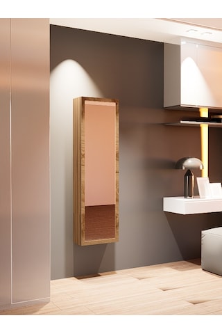 Aynalı Katlanabilir Dolaplı Ütü Masası