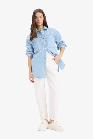 DeFacto Cepli Çıtçıtlı Gömek Jean Ceket E0952AX25SPNM39 Mavi