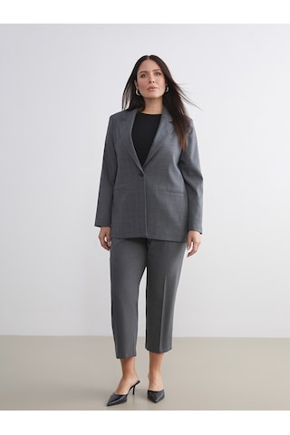 Lcwaıkıkı Classic Gri Loose Fit Kadın Pileli Pantolon
