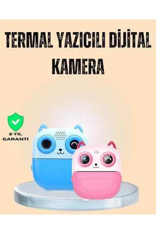 Çocuklar İçin Eğlenceli Dijital Kamera 1300mah Şarjlı