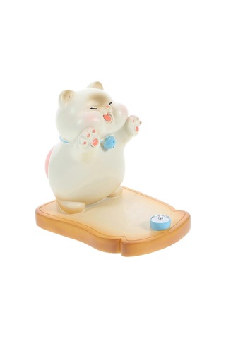 Cep Telefonu İçin Masaüstü Standı, Karikatür Cep Telefonu Tutucu, Masa Desteği 9,5x8,30x6,2cm Beyaz Çok Renkli