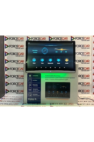 Her Araca Uyumlu Android 10.6 İnç Ambiyanslı Portatif Başlık