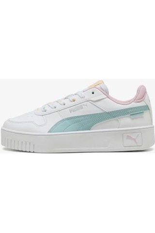 Puma 400884 01 Carina Street Lacey Jr Kadın Sneaker Ayakkabı Beyaz Yeşil 36-40 Beyaz - Yeşil