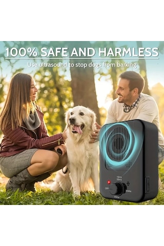 Willowhaven K4 Siyah Model 3 Modlu Ses Dalgası Teknolojili Köpek Havlama Önleyici İç Ve Dış Mekan