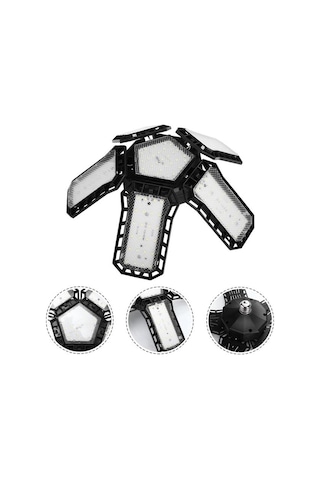 Ledx Ayarlanabilir Açılı 5 Kanatlı 148 Smd Ledli Galaxy Projektör Işığı 60w 6600 Lumen E27 32cm Çap