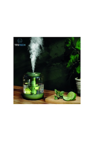 1l Sessiz Oda Hava Nemlendirici Gece Lambası Şarjlı Ev Ofis İçin Aroma Theraphy Uçucu Yağ Difüzör